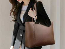 Load image into Gallery viewer, Zency Tote Bag Brown