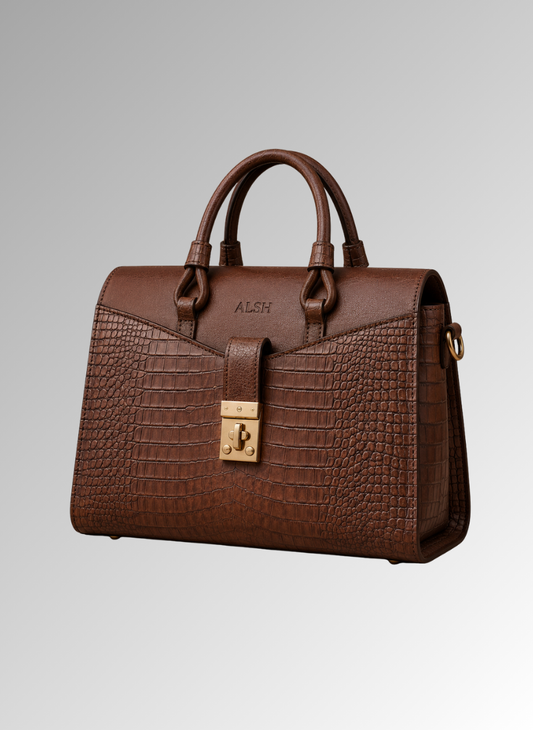 Odette Satchel Espresso Brown