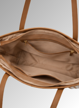 Load image into Gallery viewer, Margot Tote Tan & White
