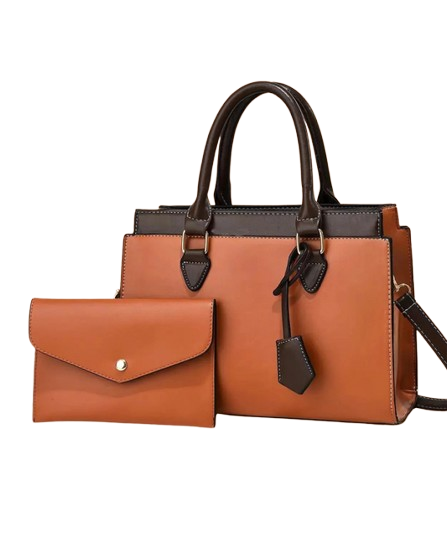 Minimal Luxe Tote Golden Black Color