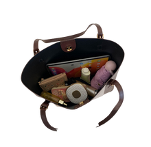 Load image into Gallery viewer, Vintage Bag brown contrst