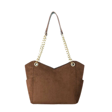 Load image into Gallery viewer, The Latitude bag Brown Suede