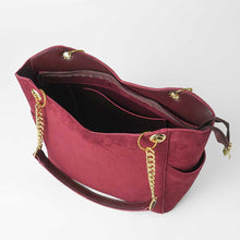 Load image into Gallery viewer, The Latitude bag Maroon Suede