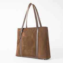 Load image into Gallery viewer, Ample bag Brown Suede