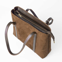 Load image into Gallery viewer, Ample bag Brown Suede