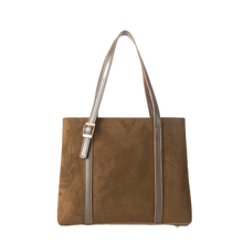 Load image into Gallery viewer, Ample bag Brown Suede