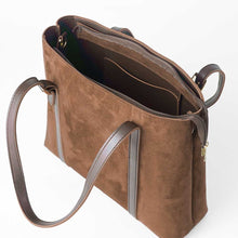Load image into Gallery viewer, Ample bag Brown Suede