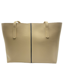 Load image into Gallery viewer, Faux Tote Bag Beige
