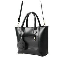 Load image into Gallery viewer, Smiley Bag black