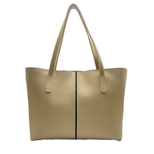 Load image into Gallery viewer, Faux Tote Bag Beige