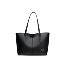 Load image into Gallery viewer, Faux Tote Bag Black
