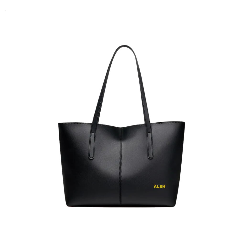 Faux Tote Bag Black