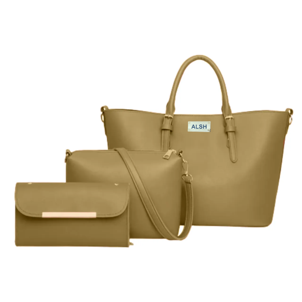 Shoulder Tote Beige