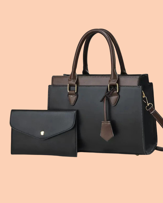 Minimal Luxe Tote Bag Black Color