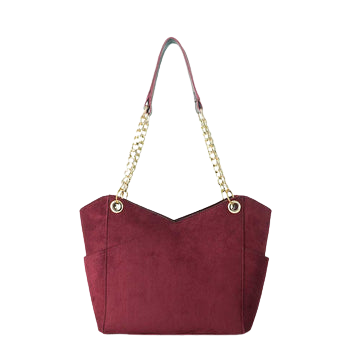 The Latitude bag Maroon Suede