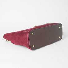 Load image into Gallery viewer, The Latitude bag Maroon Suede
