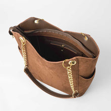 Load image into Gallery viewer, The Latitude bag Brown Suede
