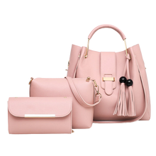 Load image into Gallery viewer, Emerald Bag Pink 3pc
