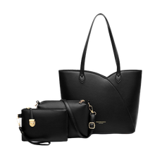 Load image into Gallery viewer, Posh bag 3 pc Black
