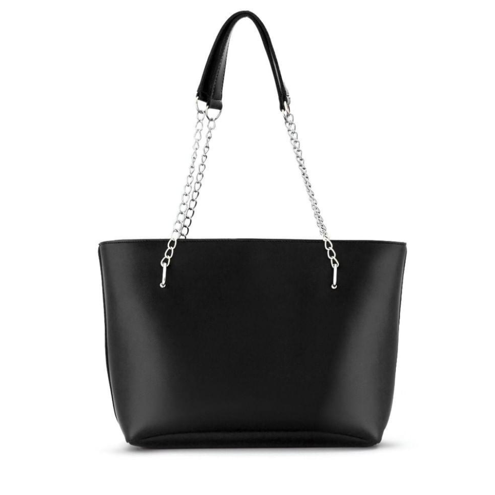 Retro Tote Bag Black